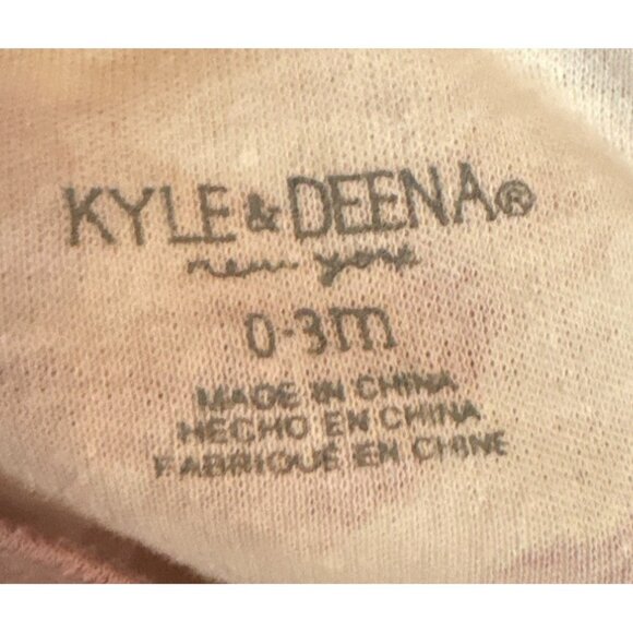 Baby Footed Pajamas 0-3M Floral Tied Dye Animal Prints Zip & Snap - Picture 6 of 14